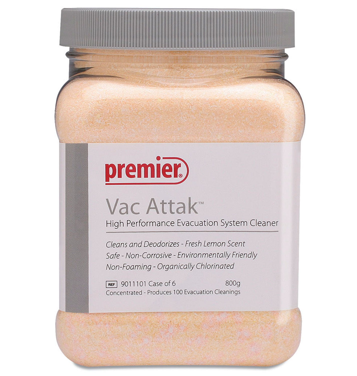 Premier Dental 9011101 Vac Attak Evacuation System Cleaner 800 Gm Premier Dental 9011101 Vac Attak Evacuation System Cleaner 800 Gm